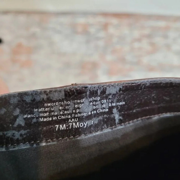 Nine West Crop Shop Brown High Heel Boots - Size 7 - Picture 5 of 11